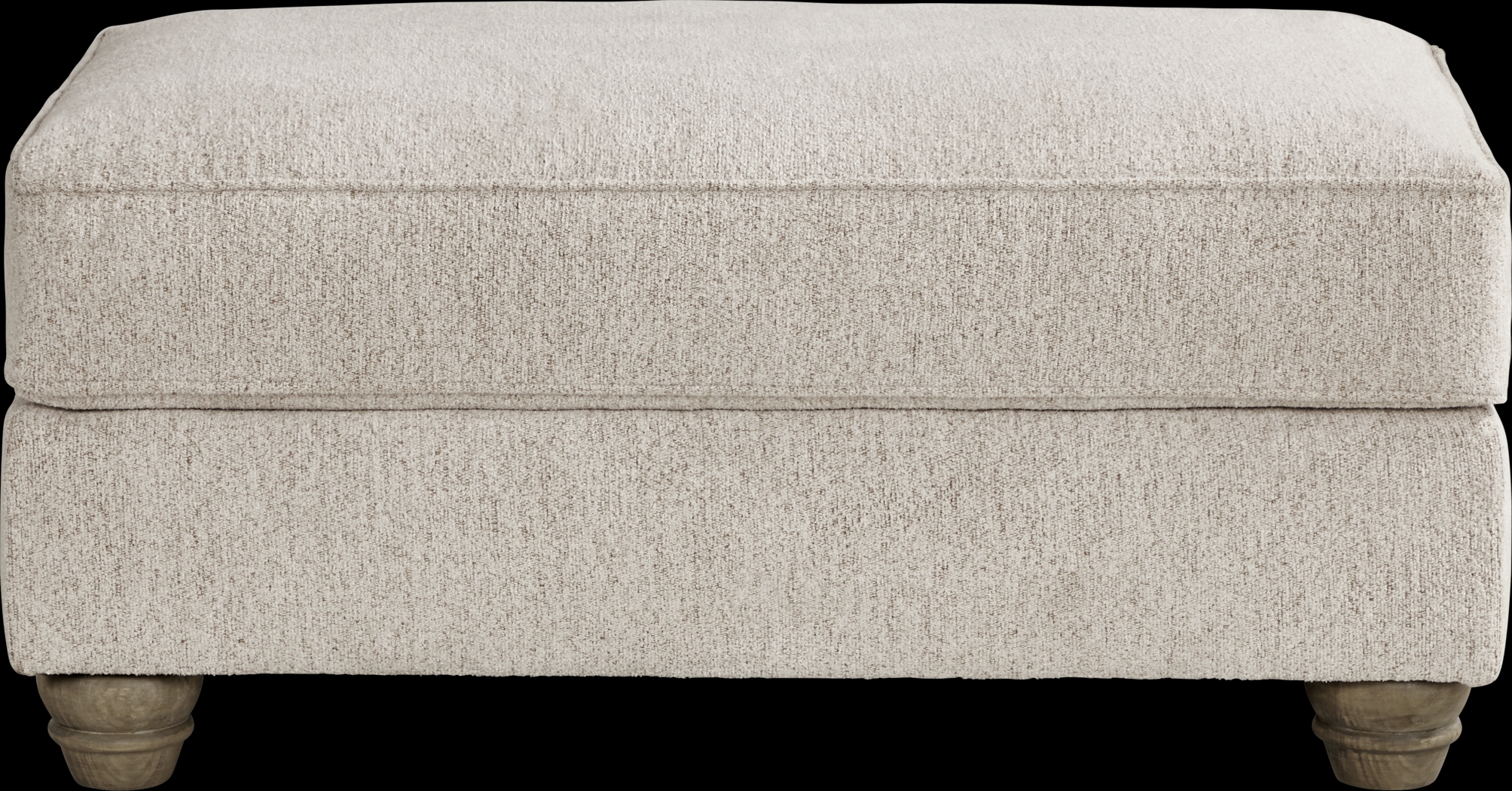 Beverly Glen Beige Ottoman - Thumbnail - Image 1