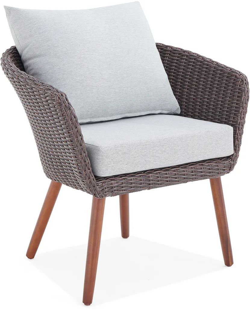 Beverly Shores Gray Outdoor Chair, Set of 2 - Thumbnail - Image 2