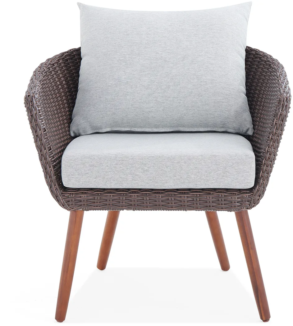 Beverly Shores Gray Outdoor Chair, Set of 2 - Thumbnail - Image 3