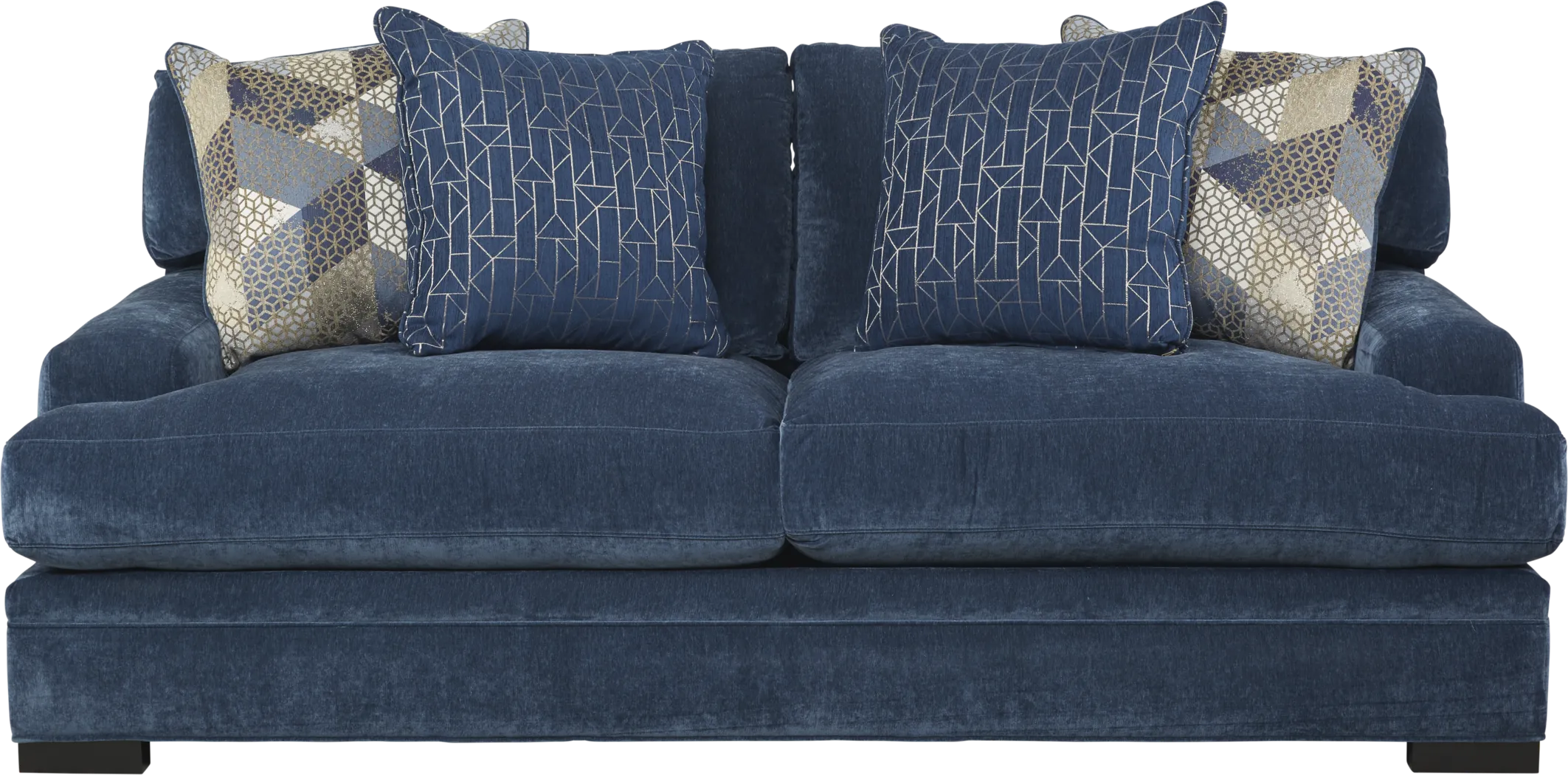 Beverlywood Navy Apartment Sofa - Thumbnail - Image 1