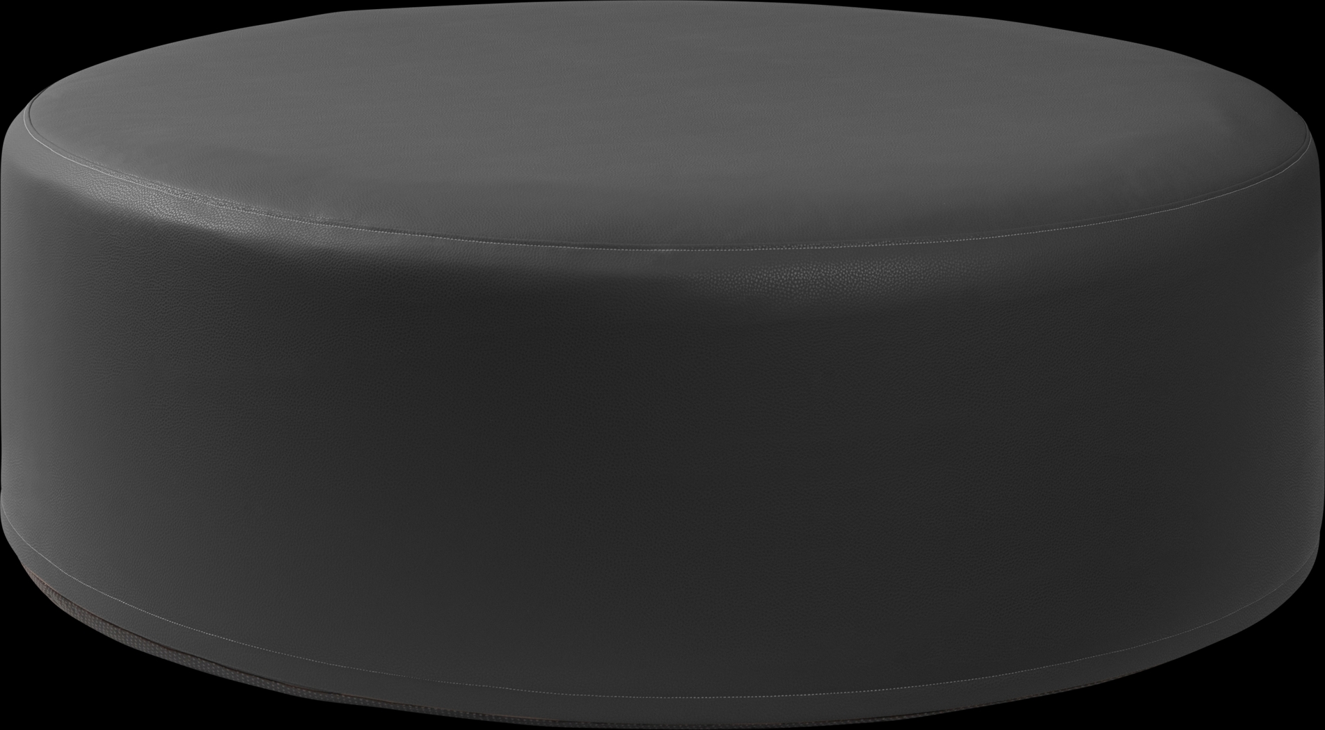 Bevina I Black Large Ottoman - Thumbnail - Image 1