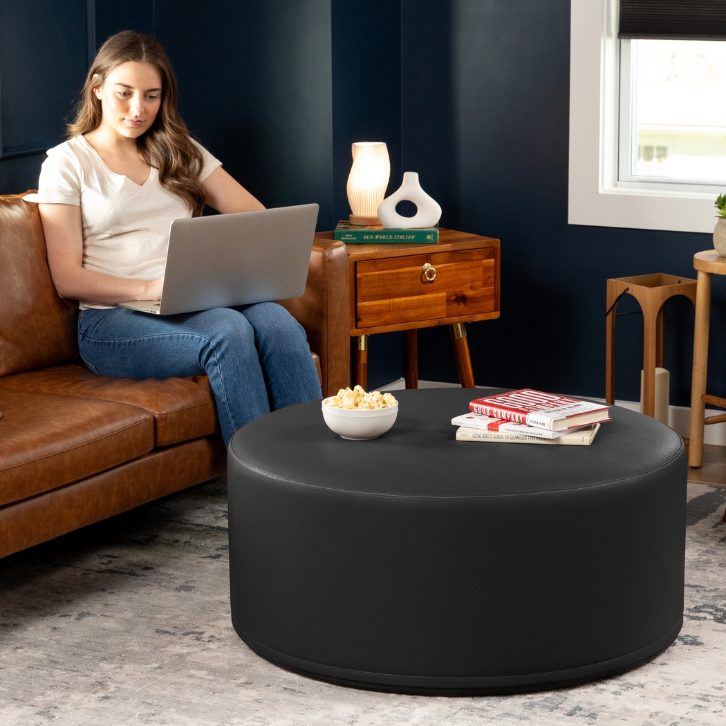 Bevina I Black Ottoman - Thumbnail - Image 6