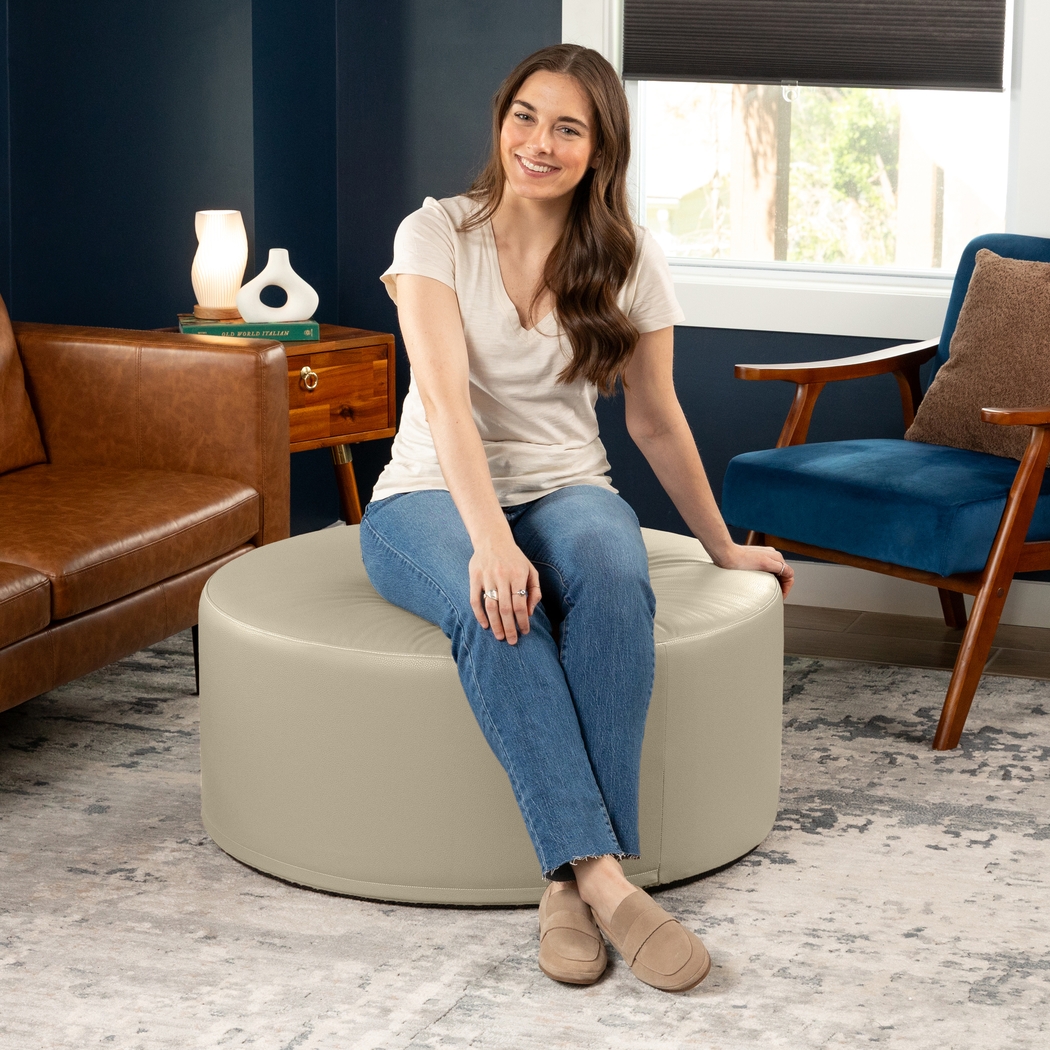 Bevina I Natural Ottoman - Thumbnail - Image 5