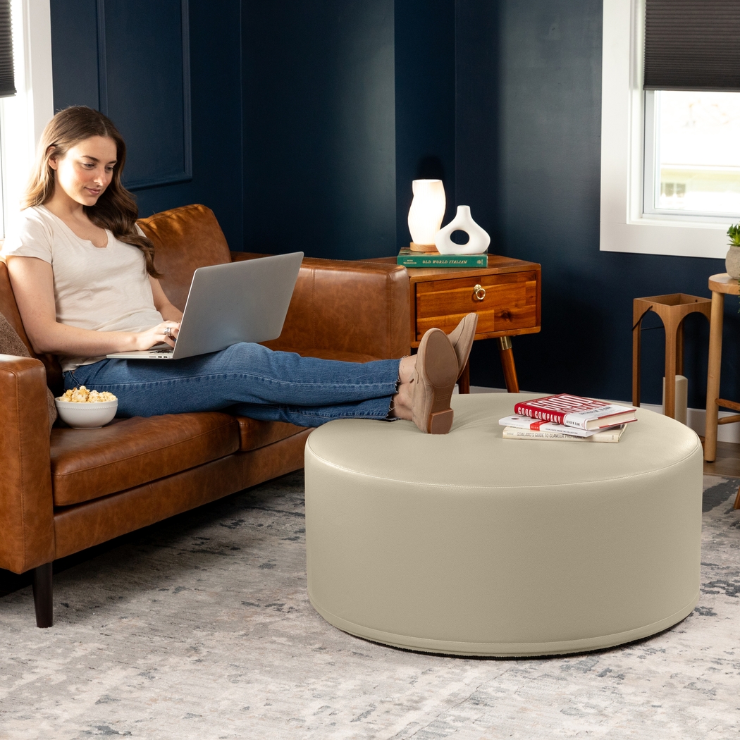 Bevina I Natural Ottoman - Thumbnail - Image 7