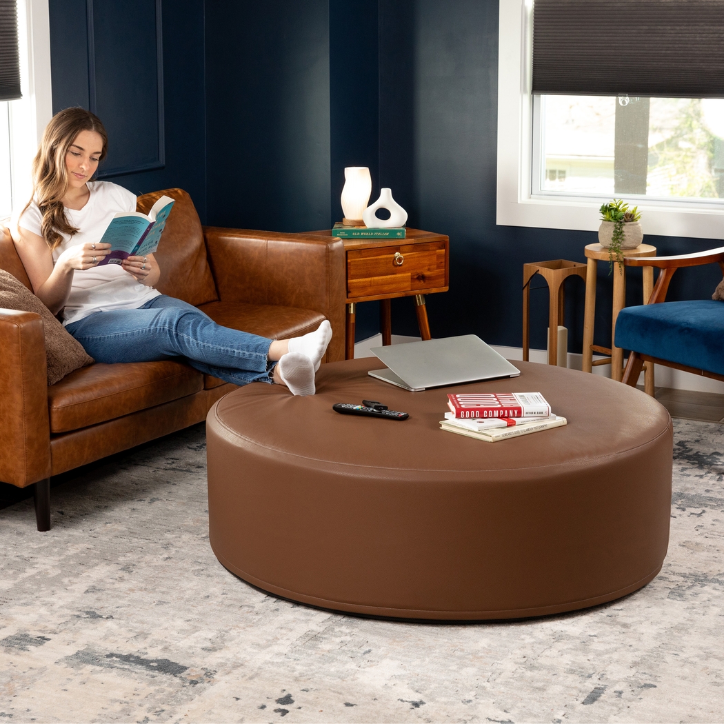 Bevina I Walnut Large Ottoman - Thumbnail - Image 6