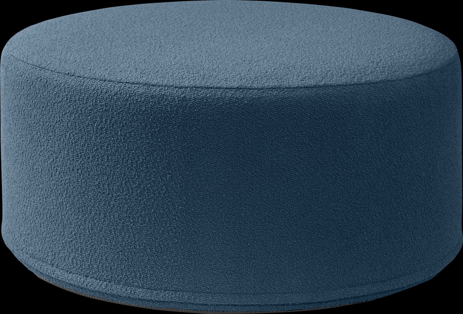 Bevina II Navy Ottoman - Thumbnail - Image 1
