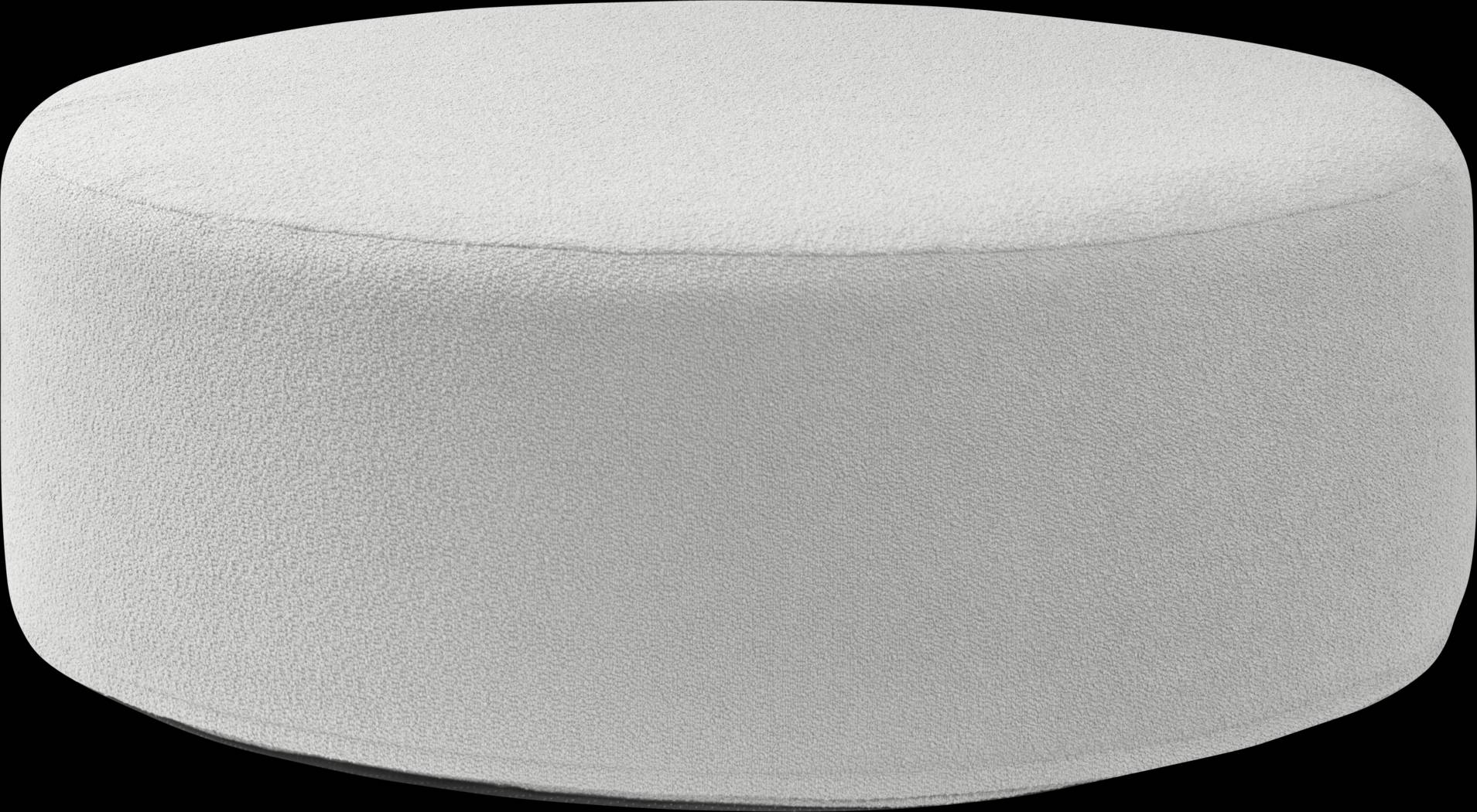 Bevina II Silver Large Ottoman - Thumbnail - Image 1