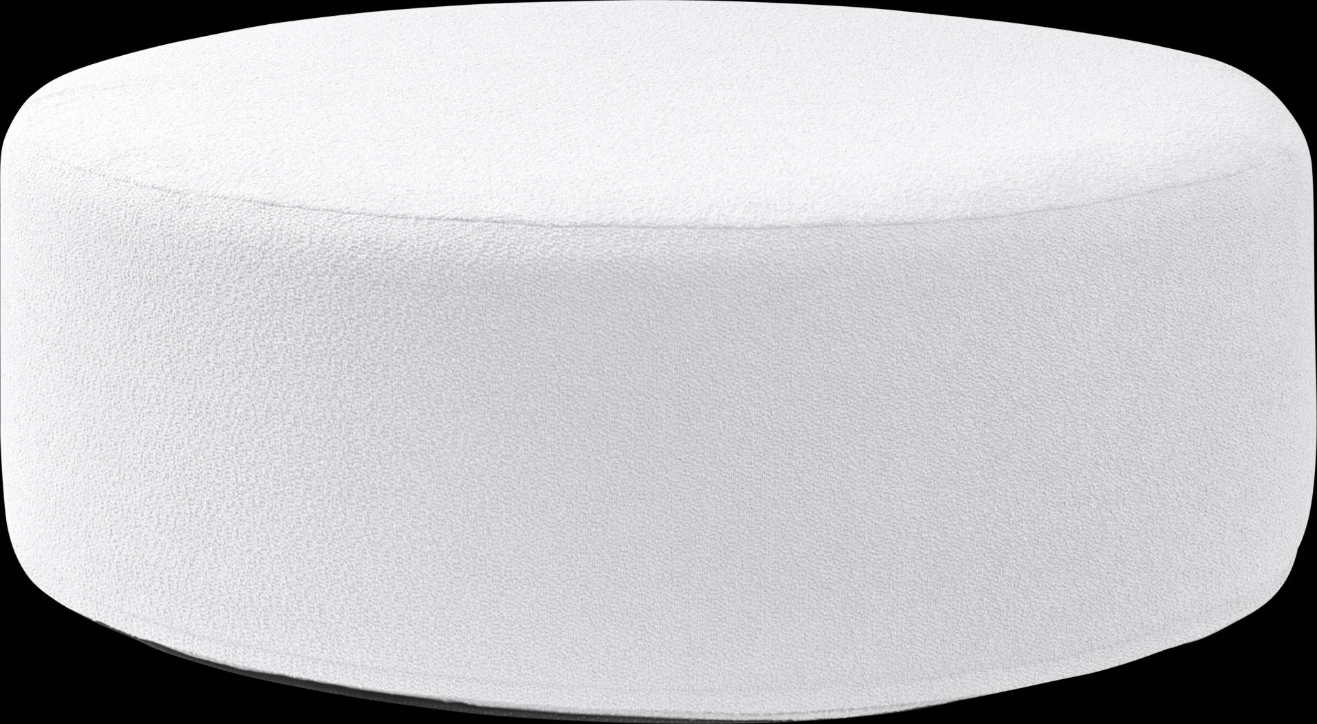 Bevina II White Large Ottoman - Thumbnail - Image 1