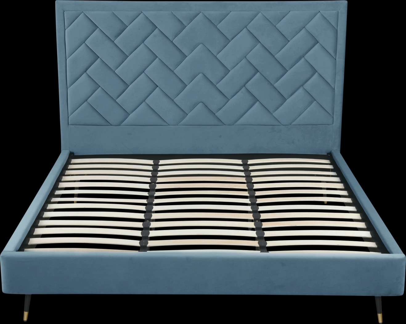 Bevra Blue King Bed - Thumbnail - Image 7