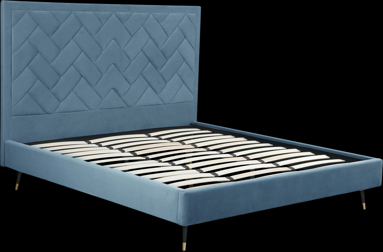 Bevra Blue King Bed - Thumbnail - Image 9