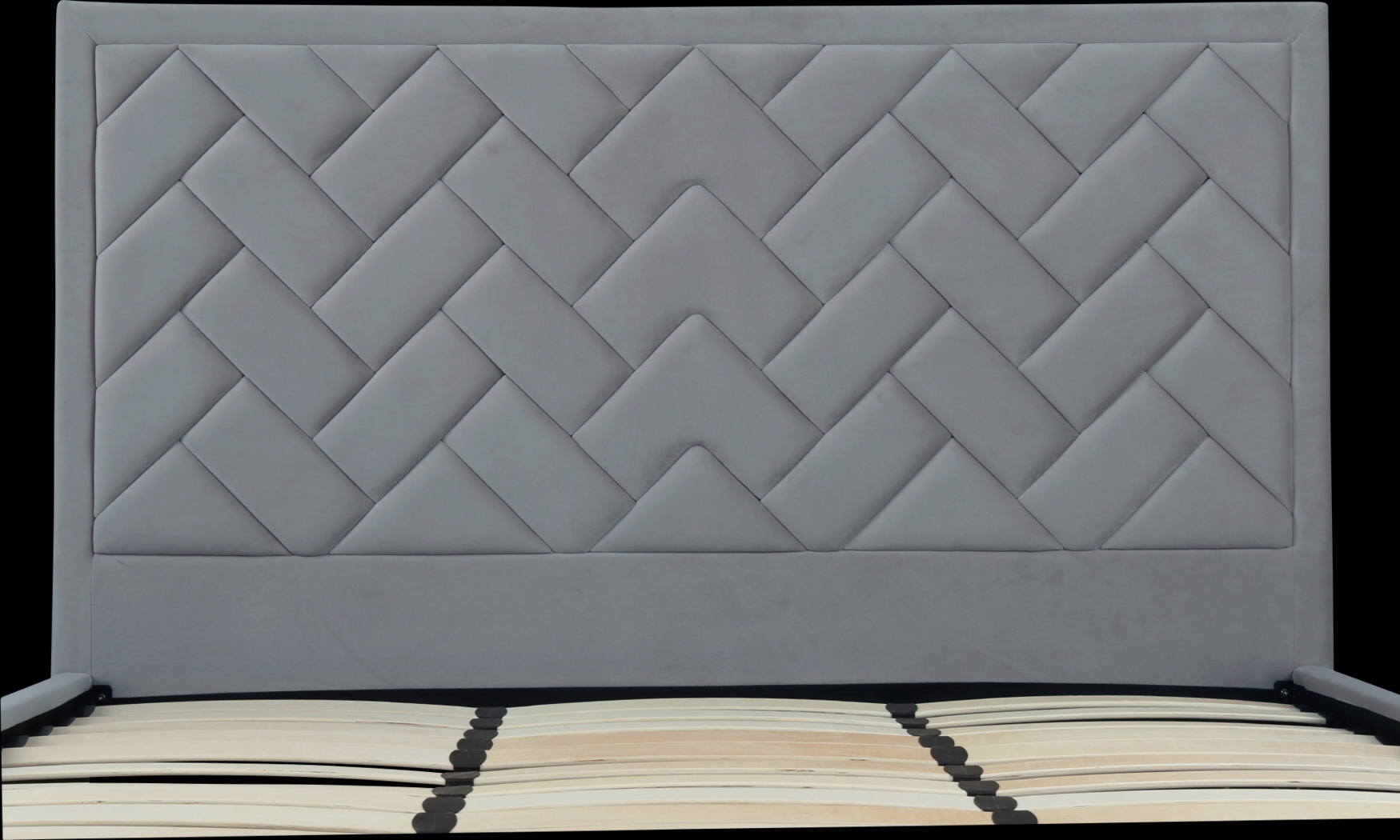 Bevra Gray King Bed - Thumbnail - Image 5