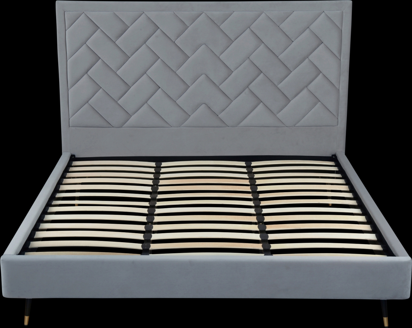 Bevra Gray King Bed - Thumbnail - Image 7