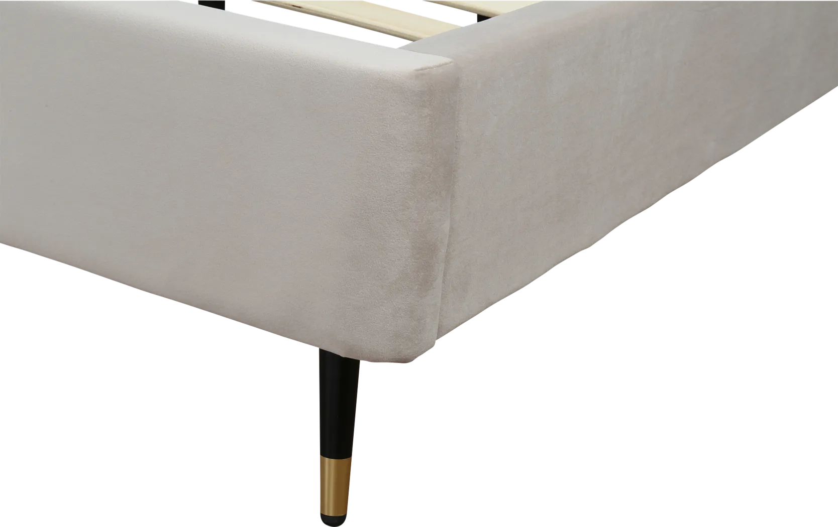 Bevra Light Gray King Bed - Thumbnail - Image 6