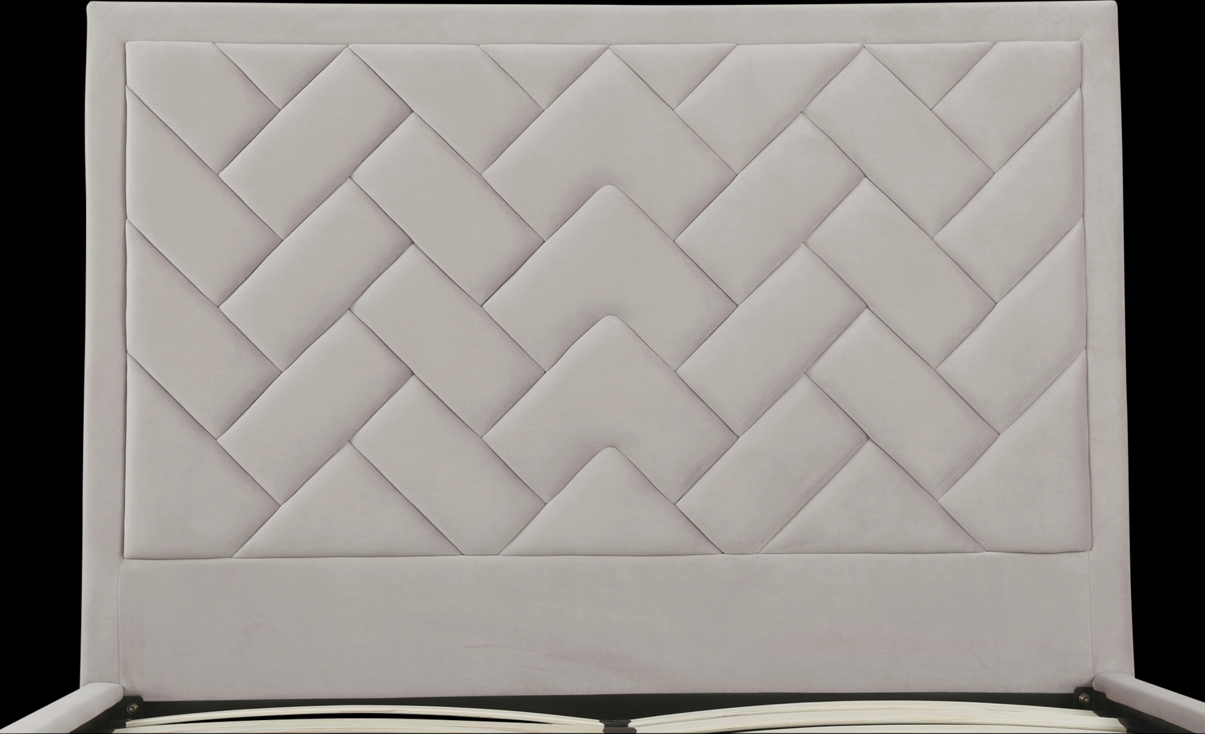 Bevra Light Gray Queen Bed - Thumbnail - Image 5