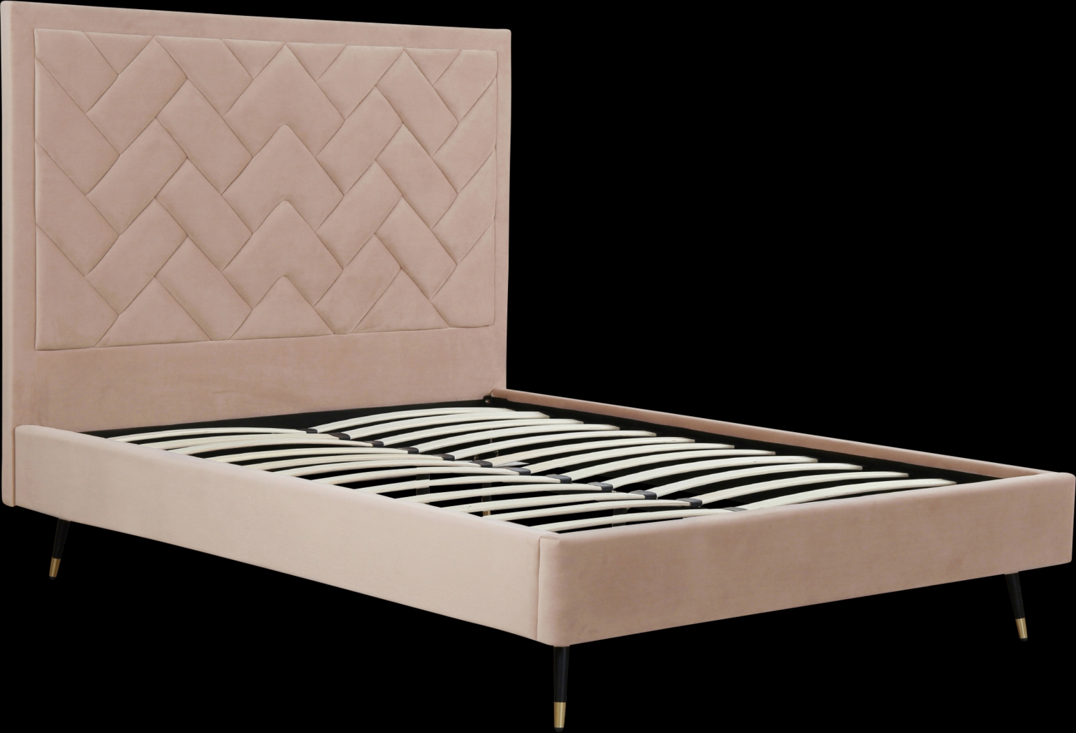 Bevra Nude Queen Bed - Thumbnail - Image 9