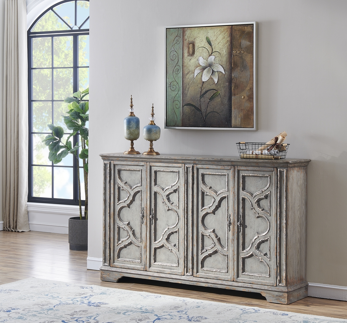 Bexlay Gray Credenza - Thumbnail - Image 4