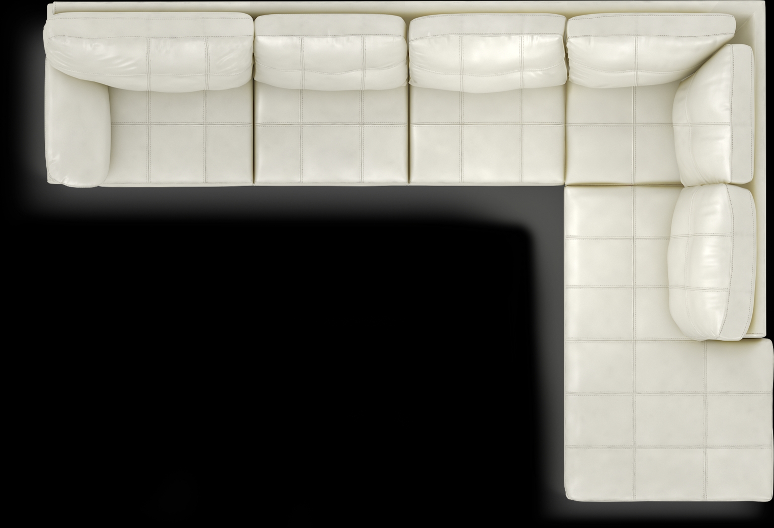 Bexley Square Cream 2 Pc Sectional - Thumbnail - Image 4