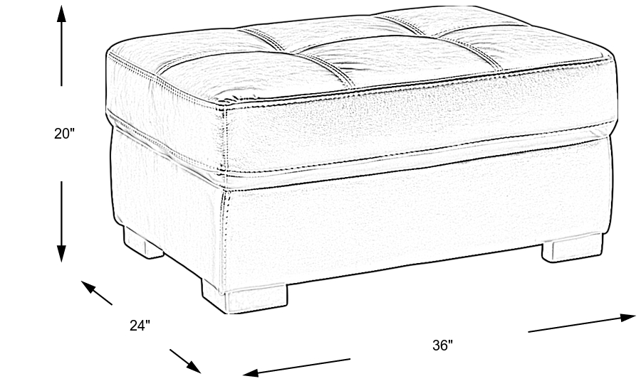 Dimension Image. Please refer to the Dimension Tab on this page for dimension details.