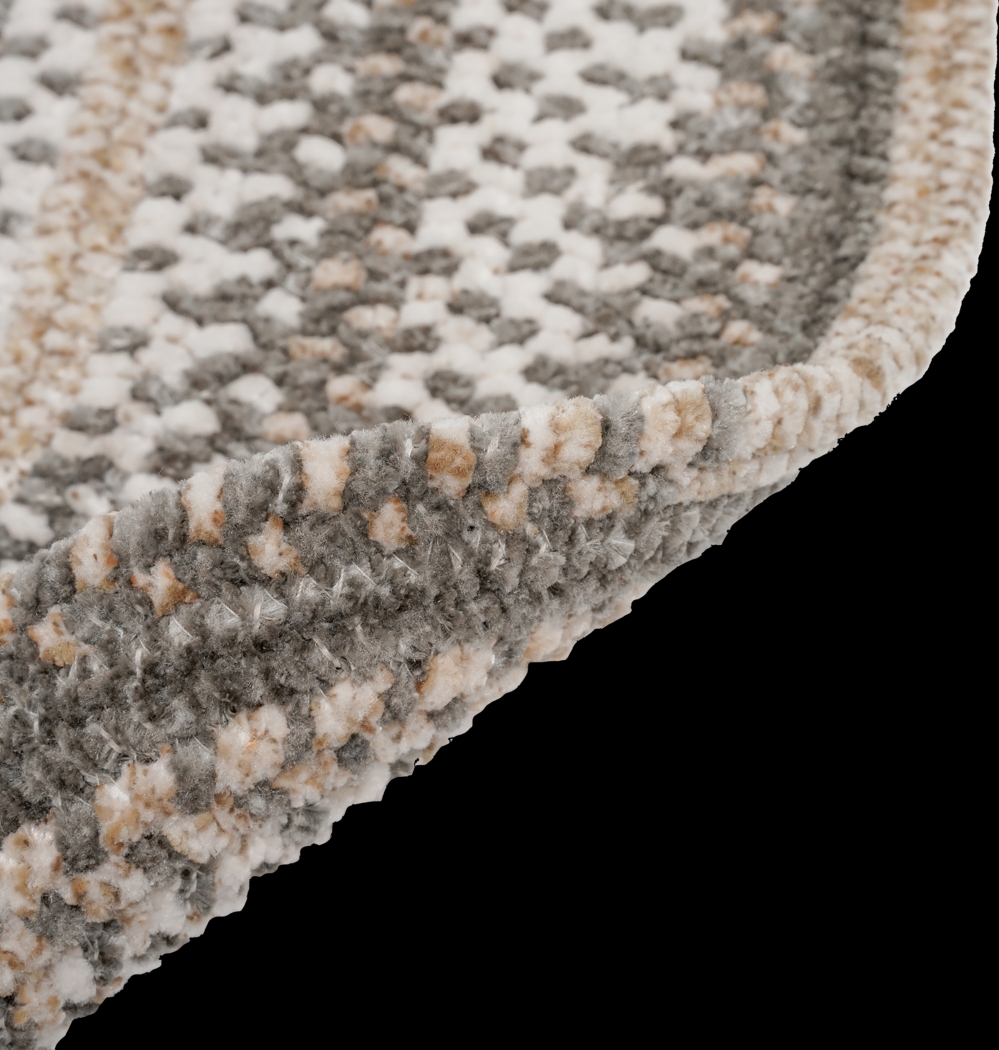 Bexmark Gray 5' x 8' Oval Rug - Thumbnail - Image 4