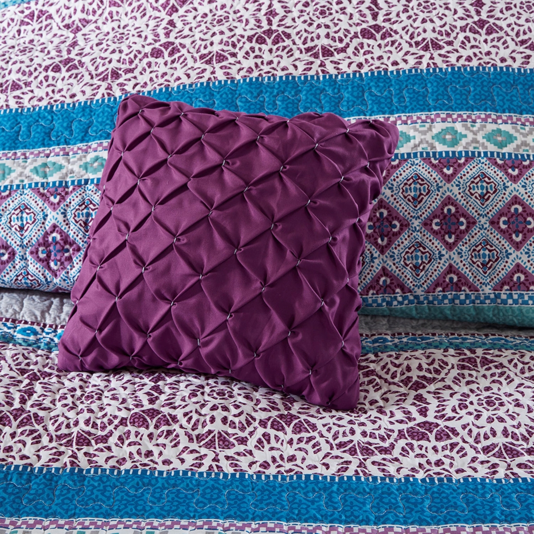 Bezzy Purple Daybed Quilt Set - Thumbnail - Image 6