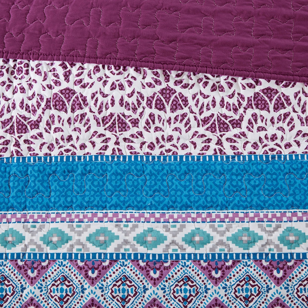 Bezzy Purple Daybed Quilt Set - Thumbnail - Image 8
