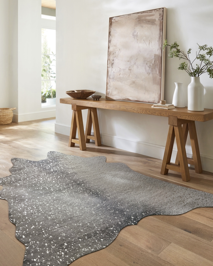 Bheka Gray 5' x 6'6 Rug - Thumbnail - Image 4