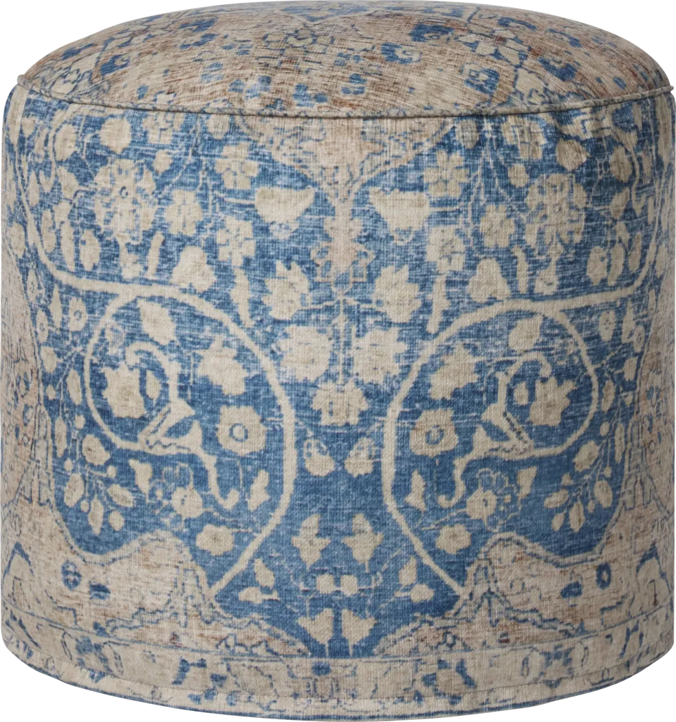 Biala Blue Pouf - Thumbnail - Image 1