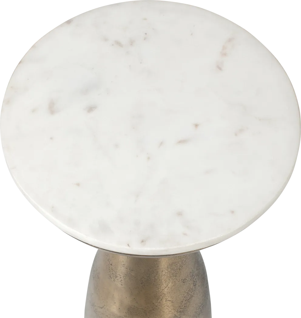 Bialka White Accent Table - Thumbnail - Image 3
