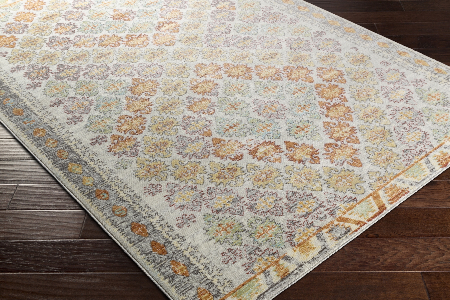 Biana Orange 7'10 x10' Indoor/Outdoor Rug - Thumbnail - Image 3
