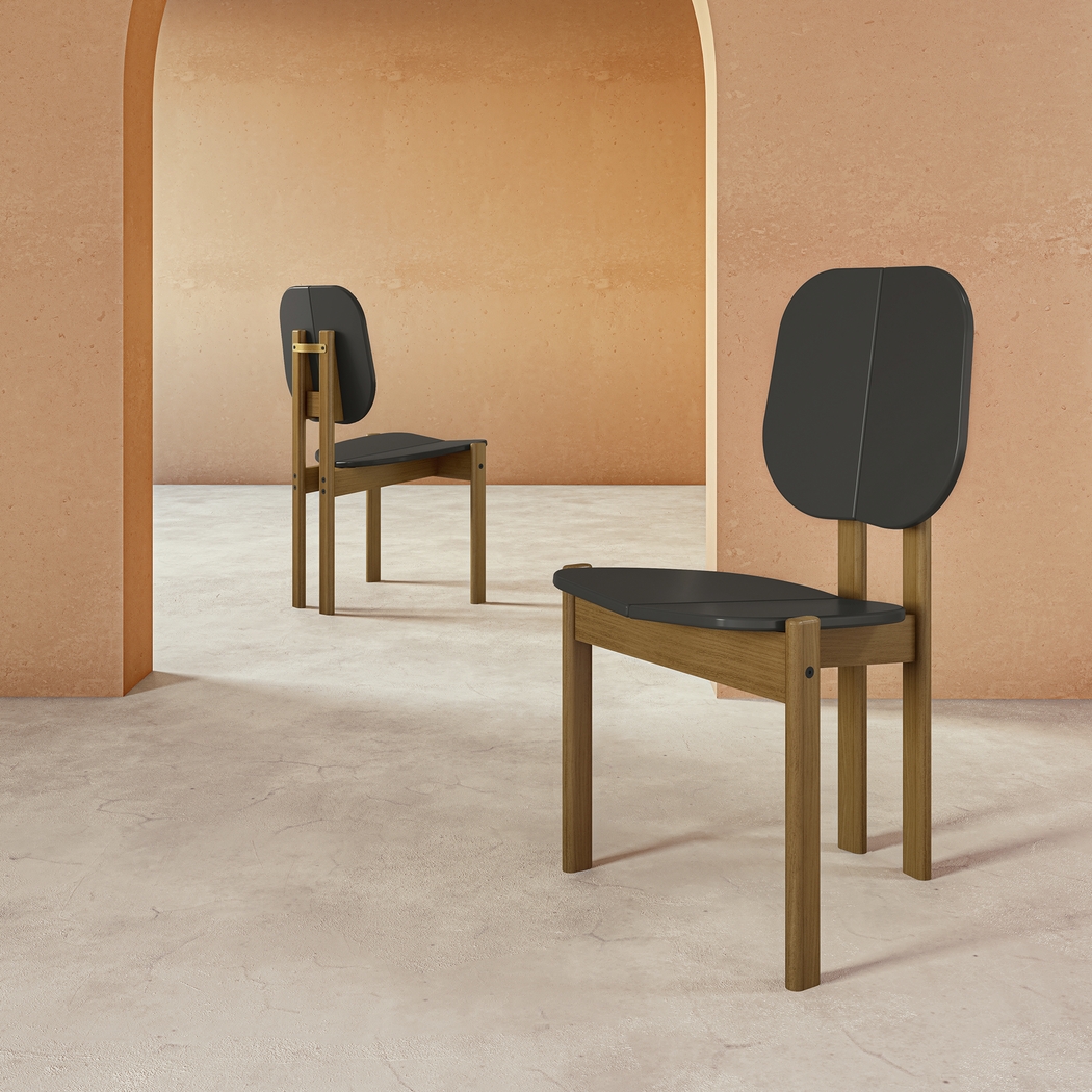 Bickleigh Black Dining Chair, Set of 2 - Thumbnail - Image 2