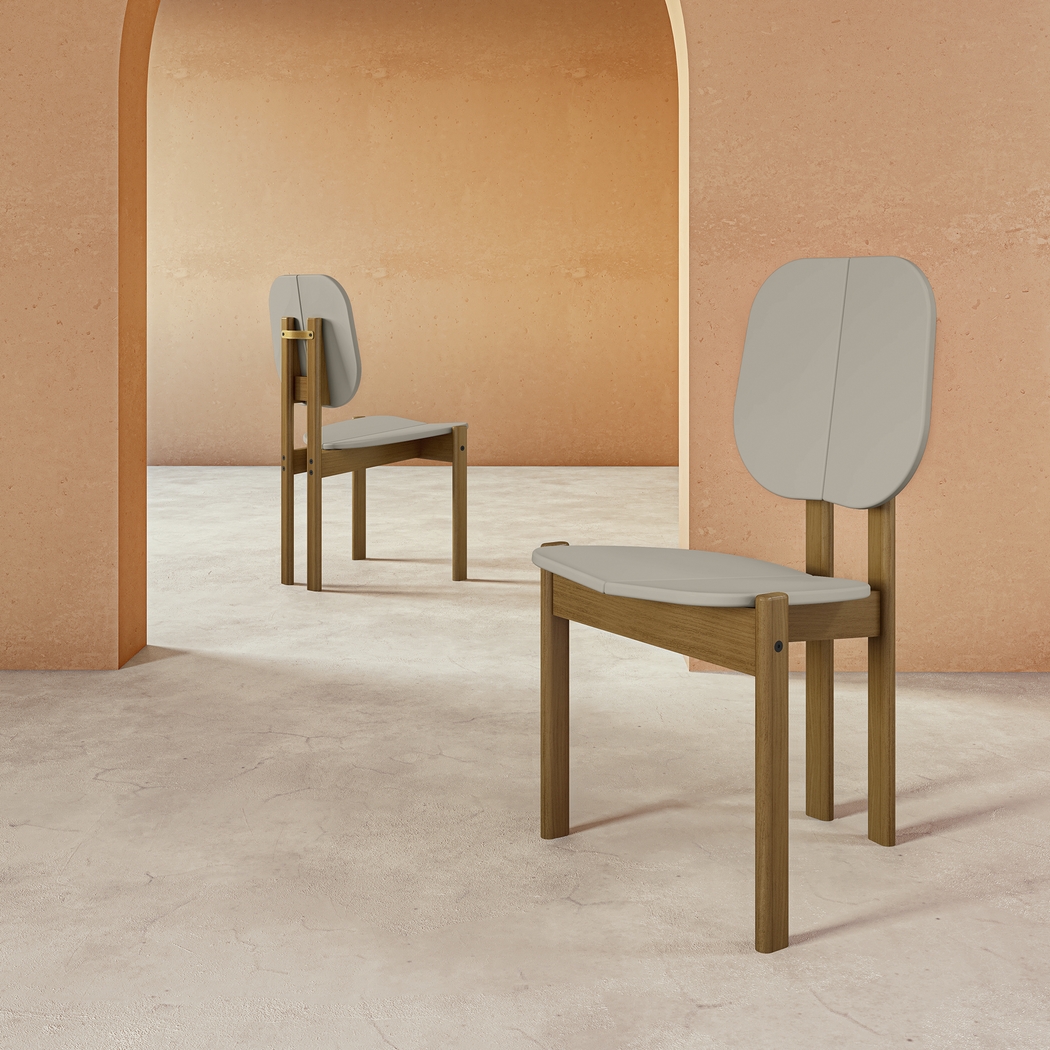 Bickleigh Gray Dining Chair, Set of 2 - Thumbnail - Image 2