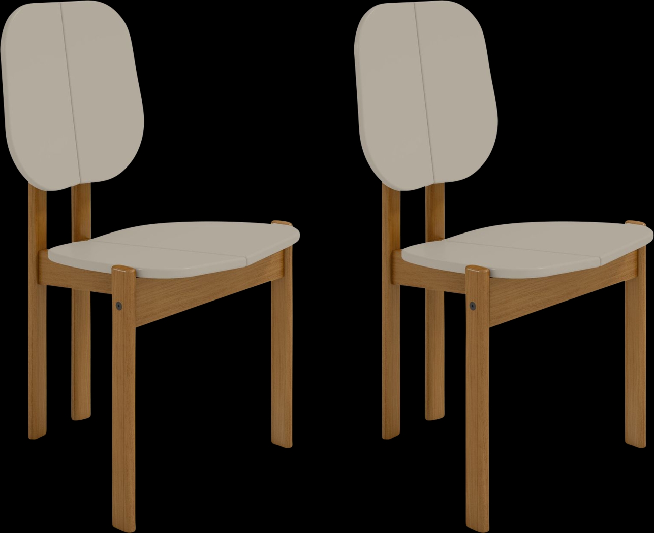 Bickleigh Gray Dining Chair, Set of 2 - Thumbnail - Image 1