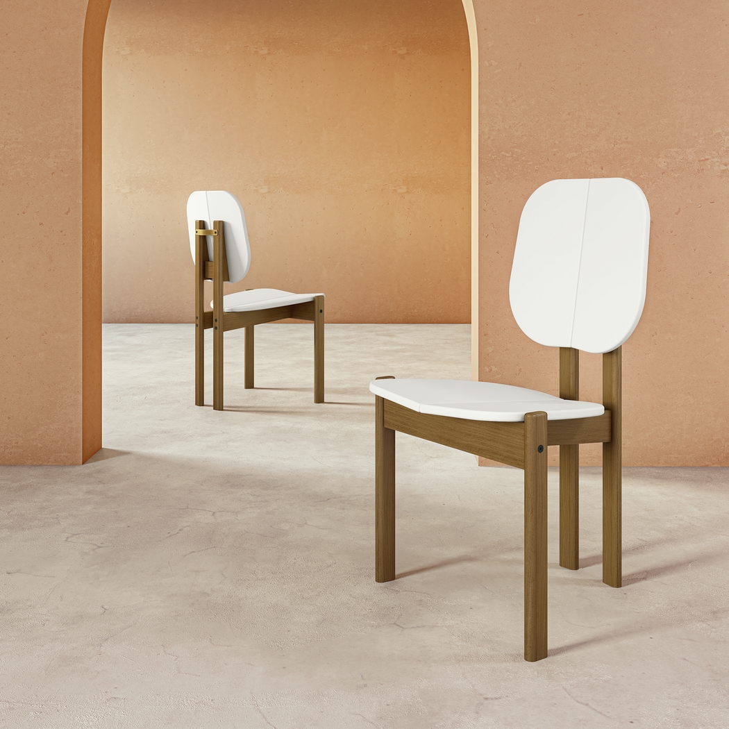 Bickleigh White Dining Chair, Set of 2 - Thumbnail - Image 2