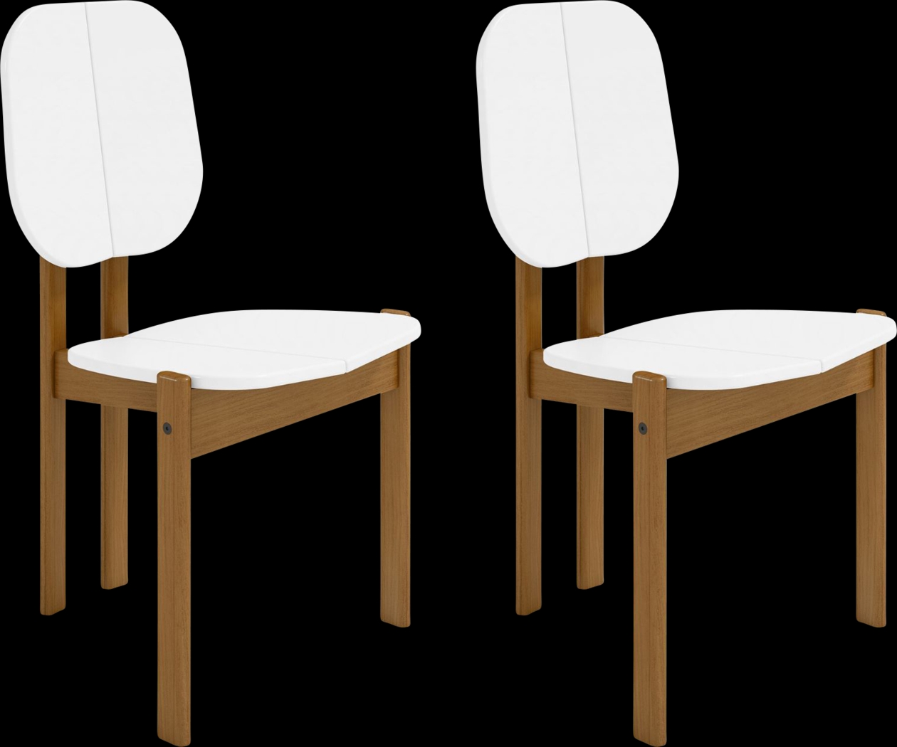 Bickleigh White Dining Chair, Set of 2 - Thumbnail - Image 1
