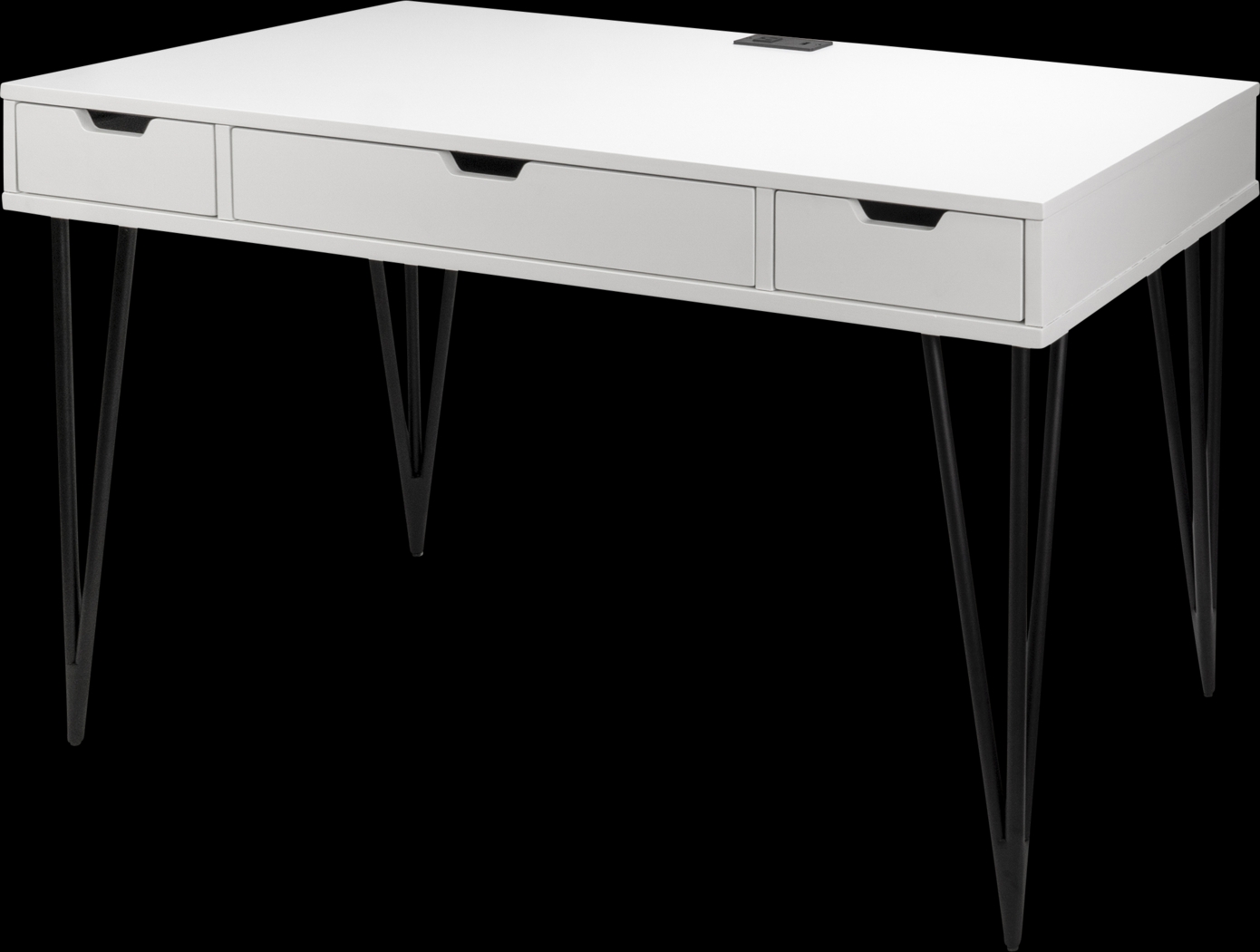 Biddison White Desk - Thumbnail - Image 1