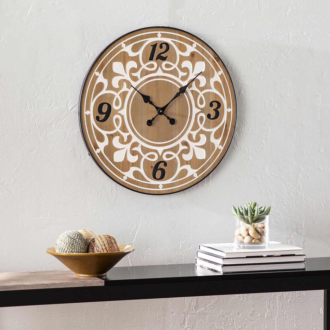 Biddstone Natural Wall Clock - Thumbnail - Image 4