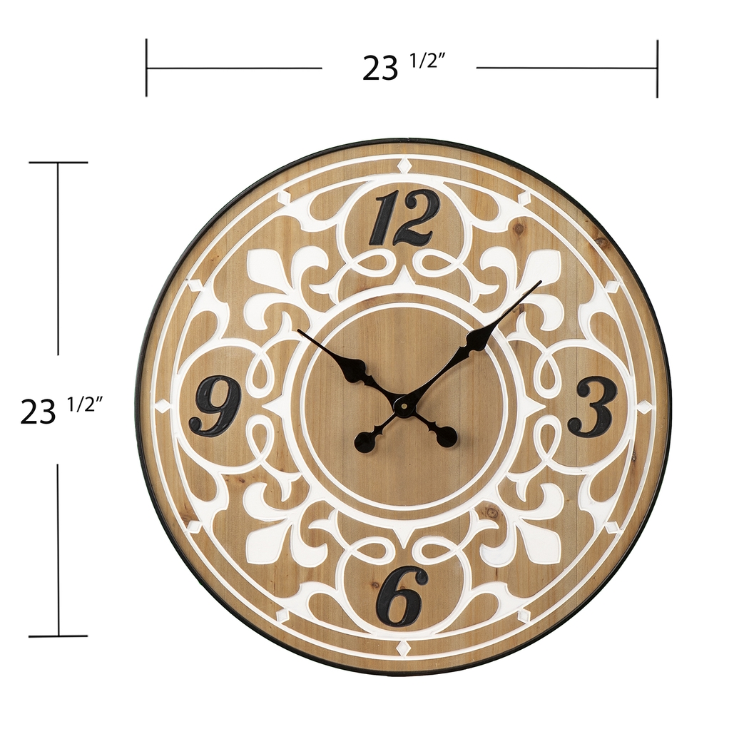 Biddstone Natural Wall Clock - Thumbnail - Image 5