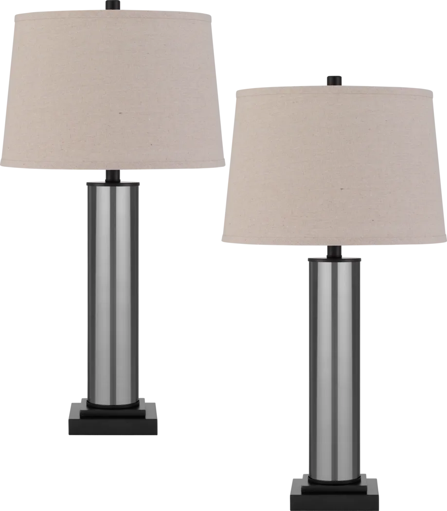 Bideford Edge Black Lamp, Set of 2 - Thumbnail - Image 1
