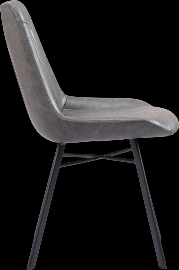 Bidelle Gray Dining Chair, Set of 2 - Thumbnail - Image 3