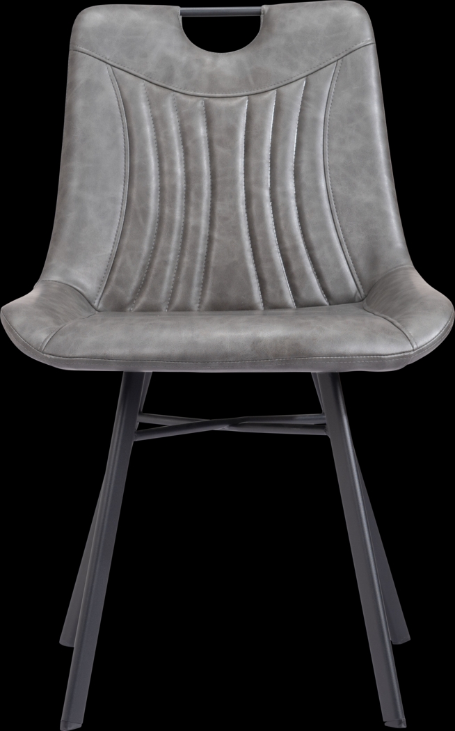 Bidelle Gray Dining Chair, Set of 2 - Thumbnail - Image 4