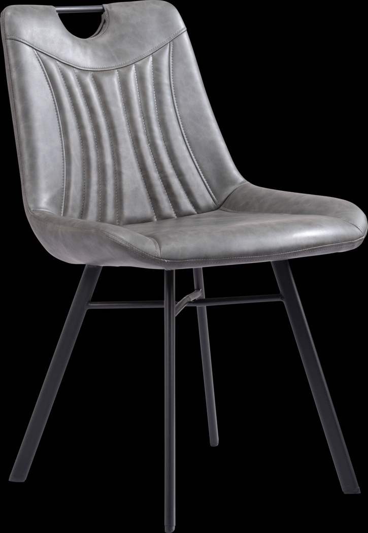Bidelle Gray Dining Chair, Set of 2 - Thumbnail - Image 7