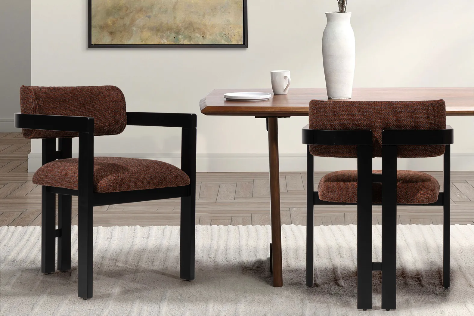 Bidya Red Side Chair - Thumbnail - Image 2