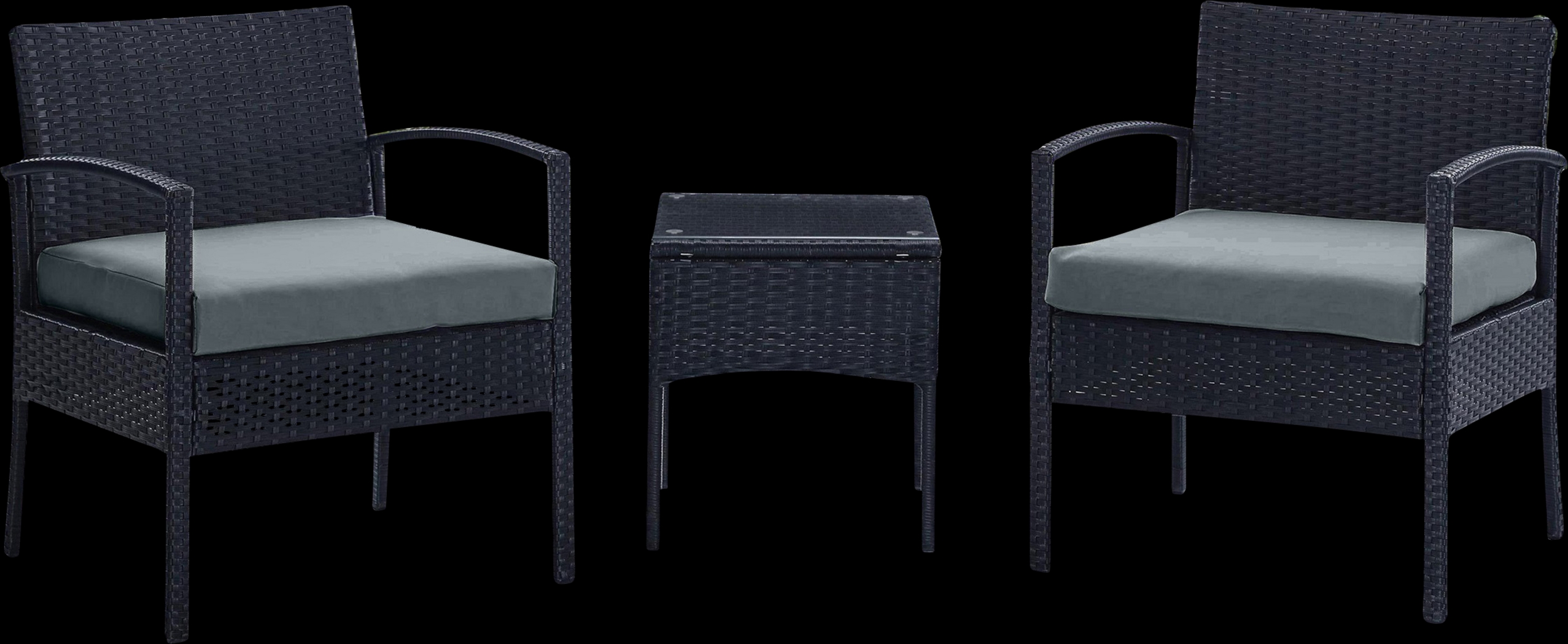 Biehly Gray 3 Pc Chat Set - Thumbnail - Image 1