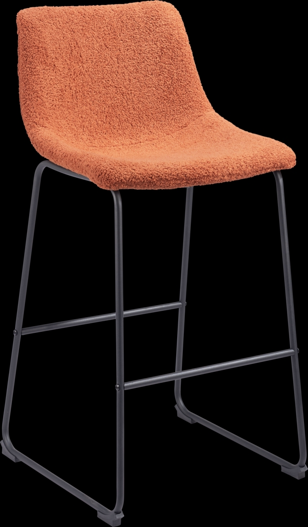 Bieless Orange Barstool, Set of 2 - Thumbnail - Image 3