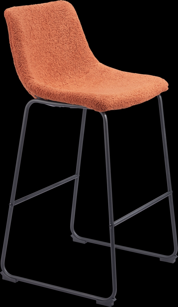 Bieless Orange Barstool, Set of 2 - Thumbnail - Image 4