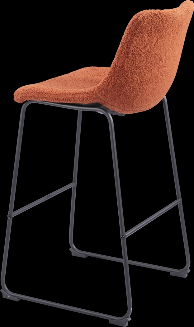 Bieless Orange Barstool, Set of 2 - Thumbnail - Image 7