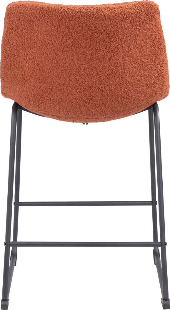 Bieless Orange Counter Height Stool, Set of 2 - Thumbnail - Image 6