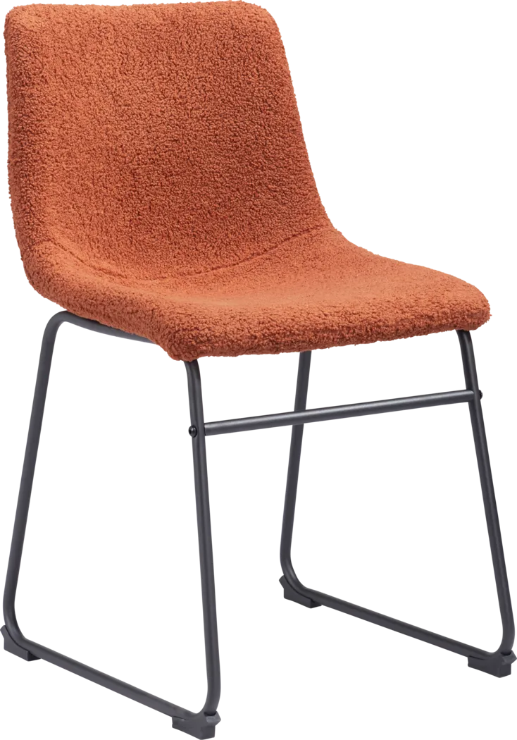 Bieless Orange Side Chair, Set of 2 - Thumbnail - Image 3