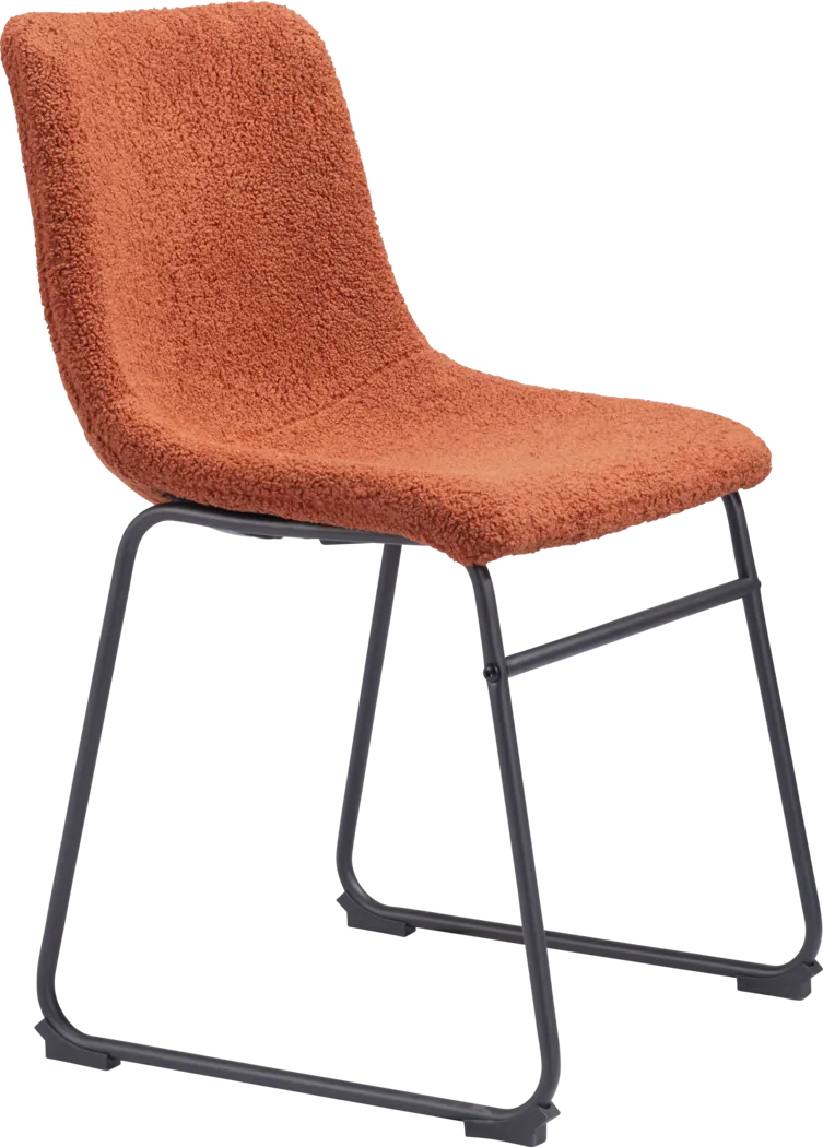 Bieless Orange Side Chair, Set of 2 - Thumbnail - Image 4