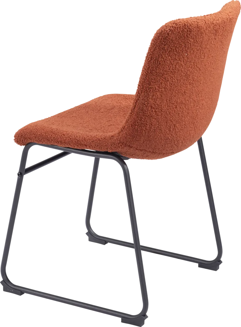 Bieless Orange Side Chair, Set of 2 - Thumbnail - Image 7